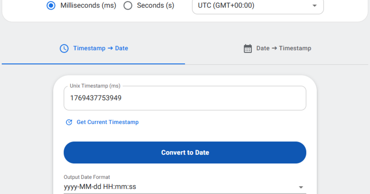 Unix Timestamp Converter - Epoch Time Tool - iKnowABit