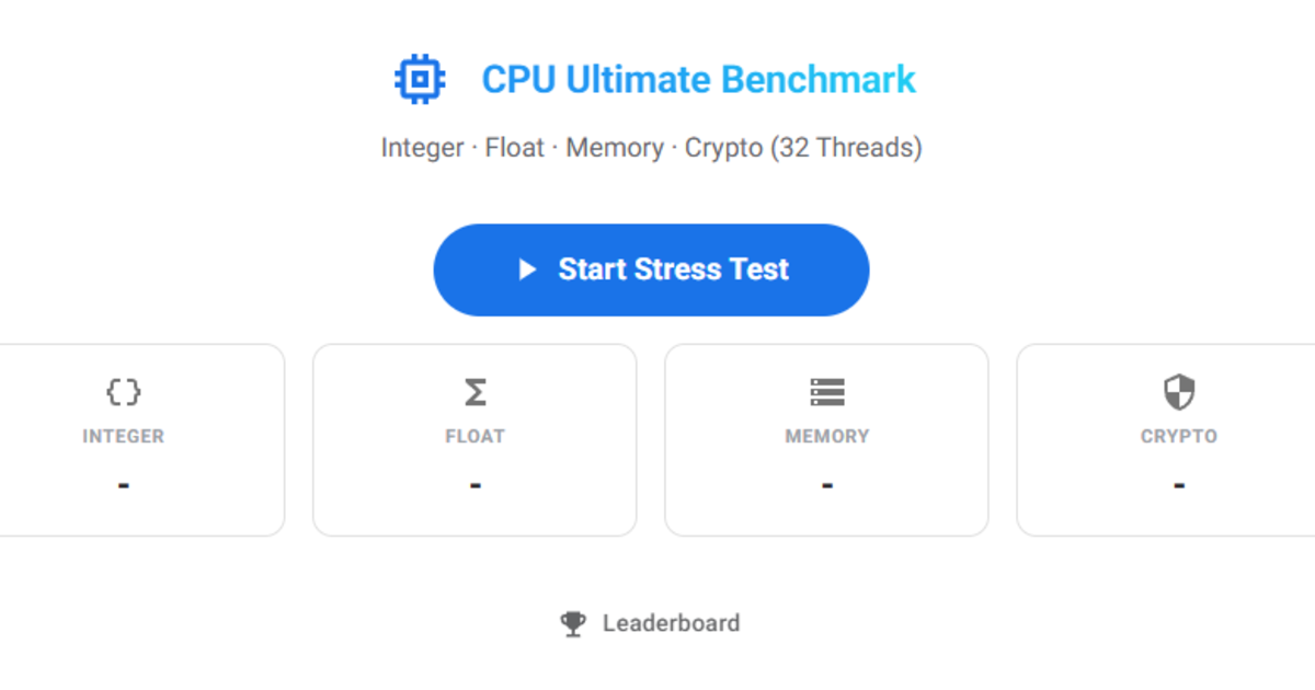 CPU 跑分测试 - 在线处理器性能测试 - iKnowABit